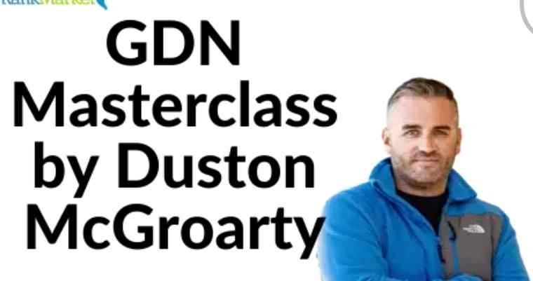 18478 Duston McGroarty – The GDN Masterclass | Complete Google Display Network Training Learn Google Display Network advertising from Duston McGroarty. The GDN Masterclass reveals proven methods for profitable ad campaigns, targeting, and conversions.