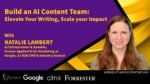 Natalie Lambert – Build an AI Content Team | Free Download Access Natalie Lambert – Build an AI Content Team and master strategies to create high-performing AI-driven content teams. Download this course to learn how to streamline content creation, boost productivity, and scale your digital strategy effectively.