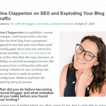 Nina Clapperton – Profitable Part-Time Blogger | Free Download Download Nina Clapperton – Profitable Part-Time Blogger course. Learn how to grow and monetize your blog part-time with proven strategies. Free download now!