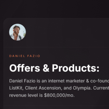 Daniel Fazio (Cold Email Wizard) – The AI Business Challenge