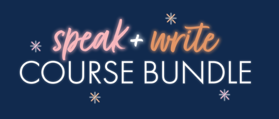 Jess Ekstrom – Speak + Write Bundle Jess Ekstrom – Speak + Write Bundle